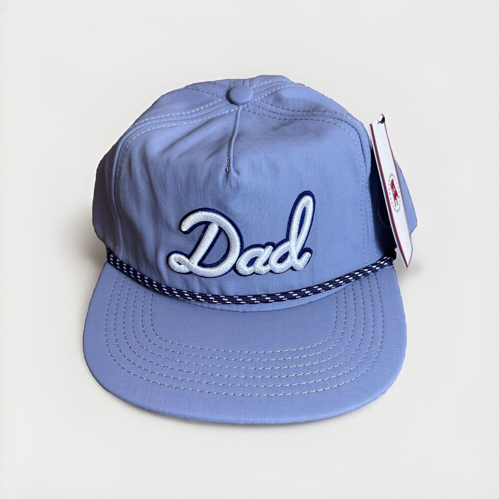 Barstool Sports Hat Dad Nylon Rope Snapback Grey Blue Baseball Cap One Size NWT